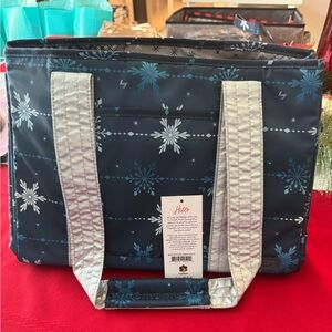 Lug Mini Tote- Snowflake Navy NWT